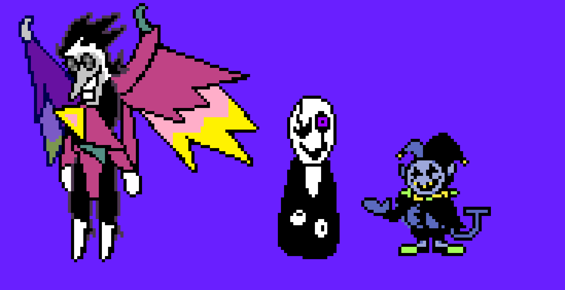 [9cdd1c] Darker Trio-*Jevil has come*