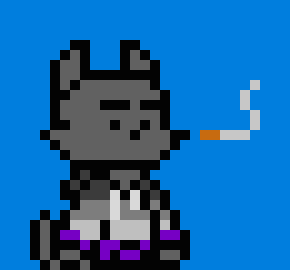 [0b51d0] damn, only two people here? okay.