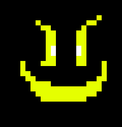 [8206a1] *throws fireballs at ethan* NO UR NOT!-Smiley