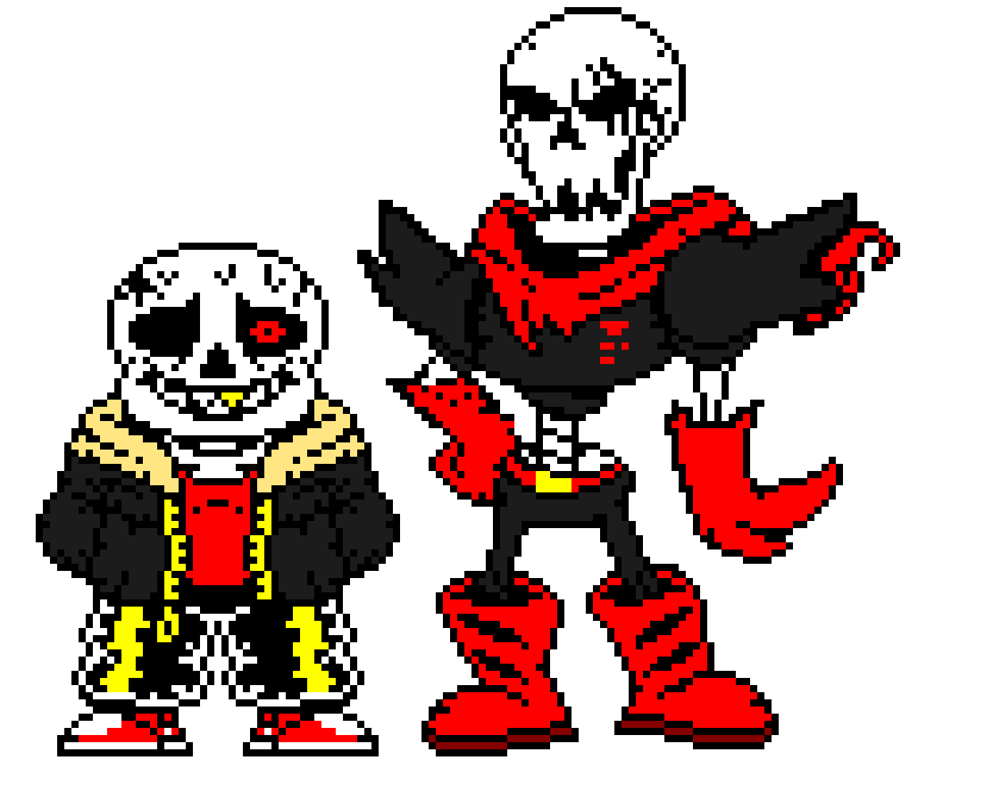 [84230f] Underfell Sans And Papyrus