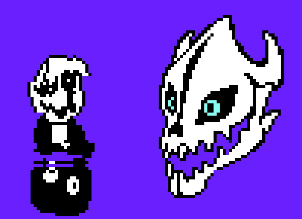 [8daa57] Dark darker yet darker trio-*Gaster attacks Cookie with no hesitation* 
