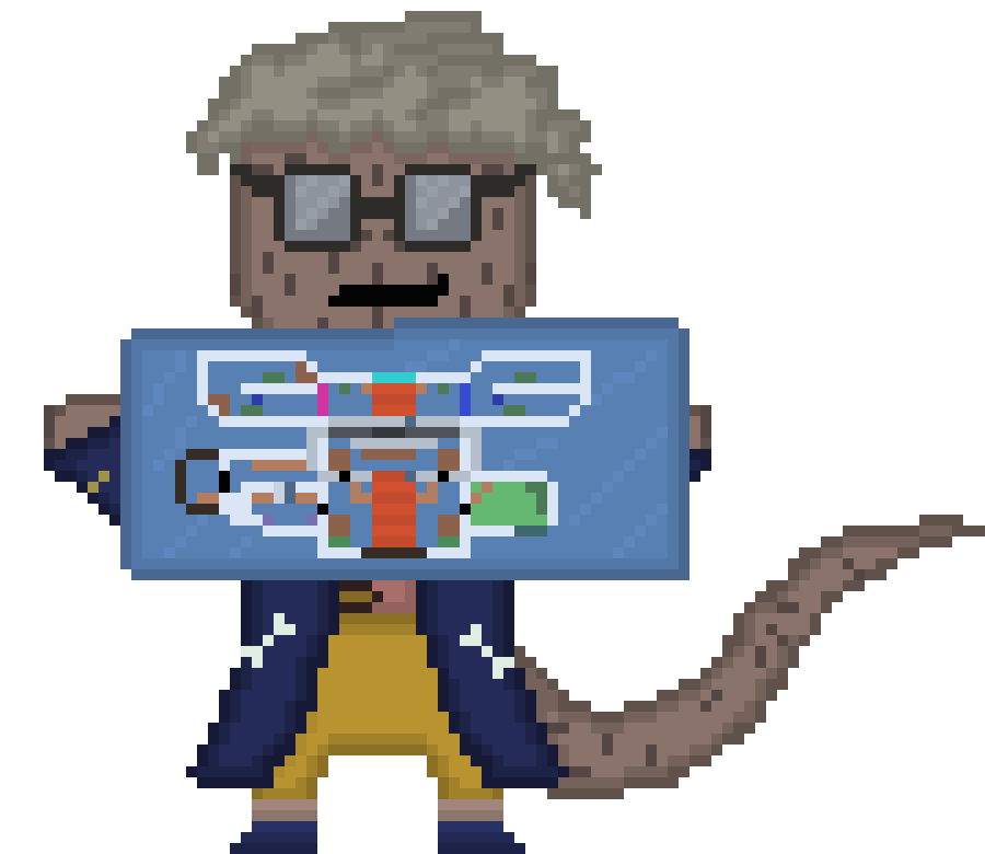 [a00846] Shoma map sprite Smirk