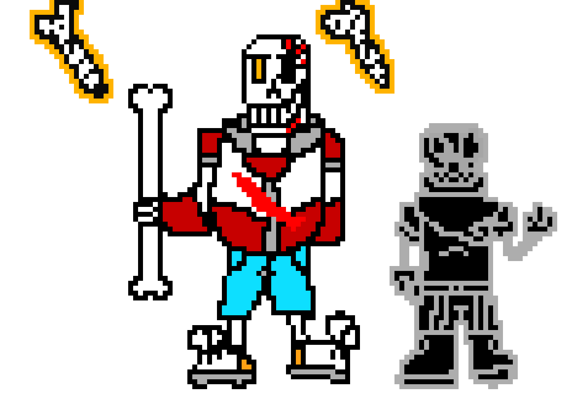 [30c8ea] Underswap hard mode papyrus phase 3.