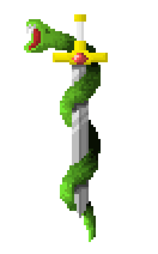 [9664c4] Snek on sword