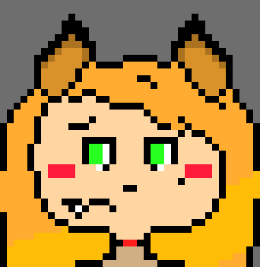 [405e37] Eve Foxx: I-Im a bit scared now...*She would curl up and her tail would sway* 