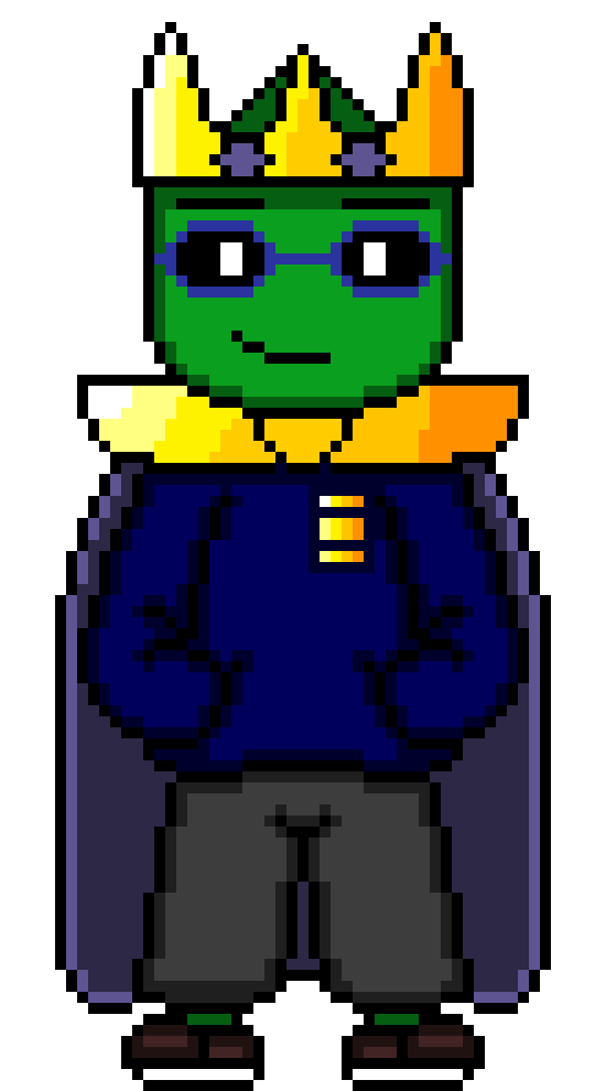 [5b2f3e] King Squid OC *sneezes* SNES (get it i "SNES"ed (?)) Version -By Colorverse, repost 