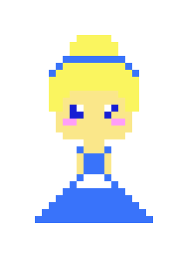 [9664c4] Cinderella in blue