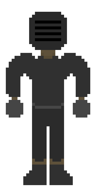 [25d002] *He treks through the windy sand dunes* ....