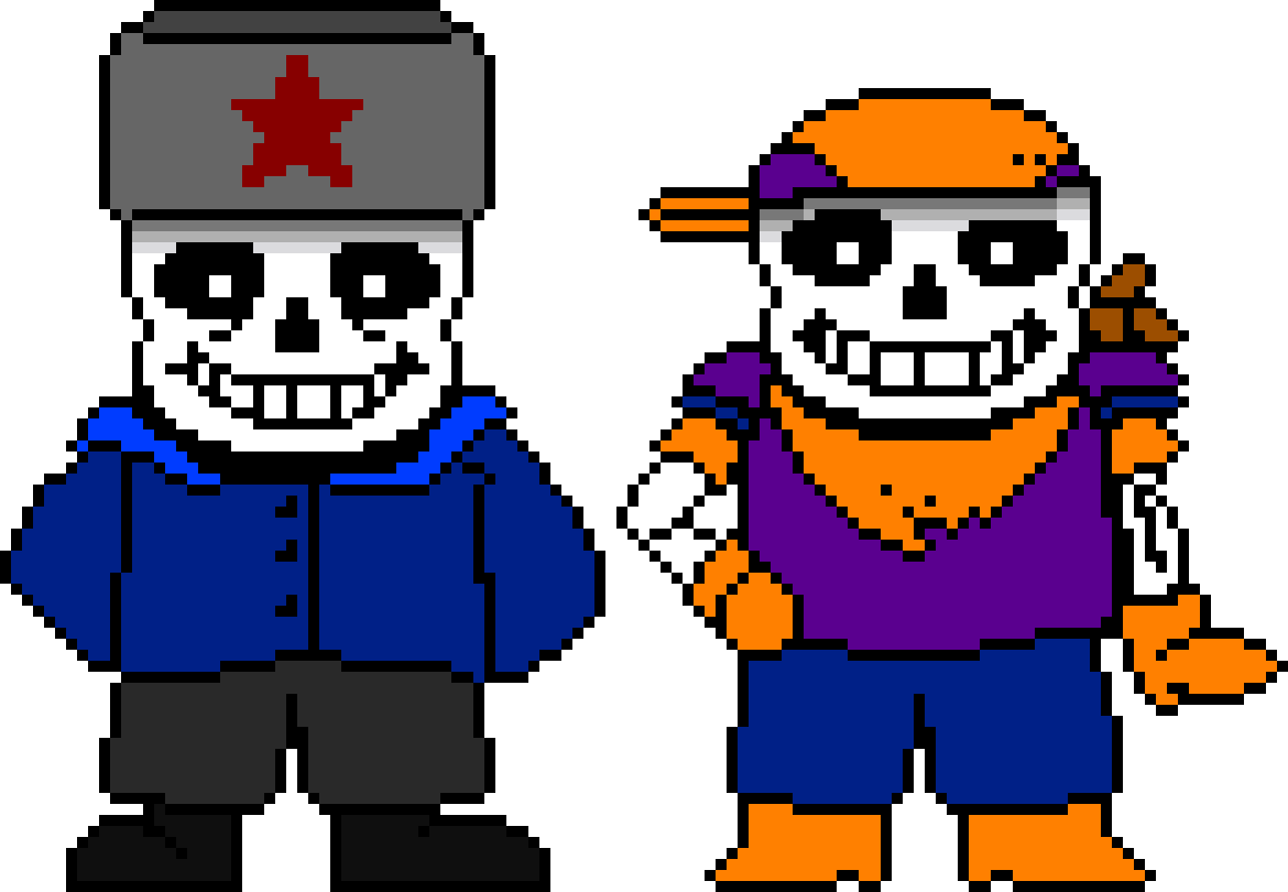 [9664c4] Me and My Friend as Skeletons