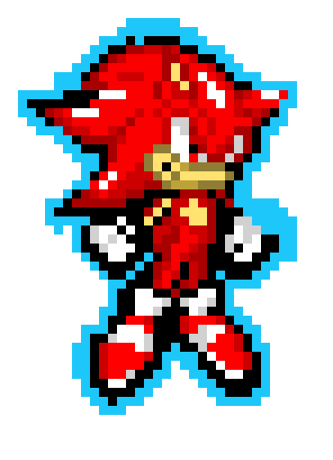 [b23623] Super Saiyan God Sonic