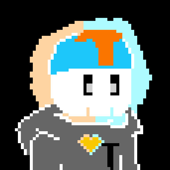 [05b0c1] *T puts his Chibimatronic sheet up and still sits there, looking down in despair.*