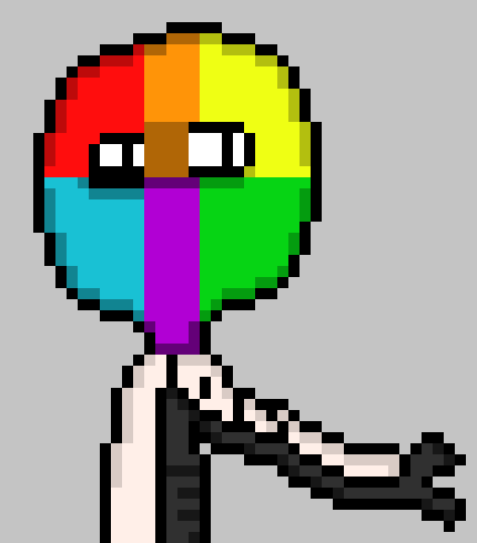 [990543] Jesus- I did not see you there. That.... Wait, what are you hanging from?