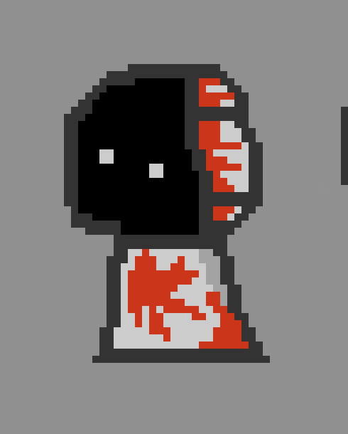 [1238d9] This mask obscures some of my vision though. But I don't take it off because my face...it's horrible. [Bob]