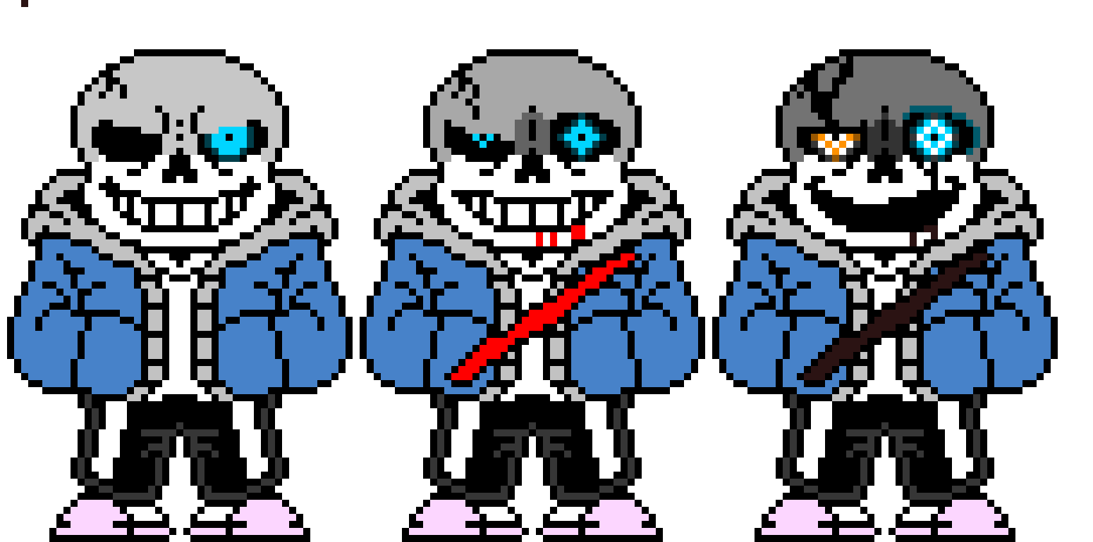[e5d1ef] UnderTale last breath hardmode Sans Sprite