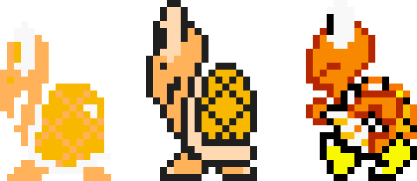 [98f4db] Yellow Koopa Troopas