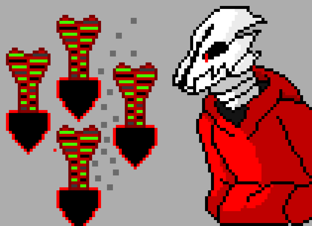 [7398c2] *Uses bones on Swapfell sans*  :Red