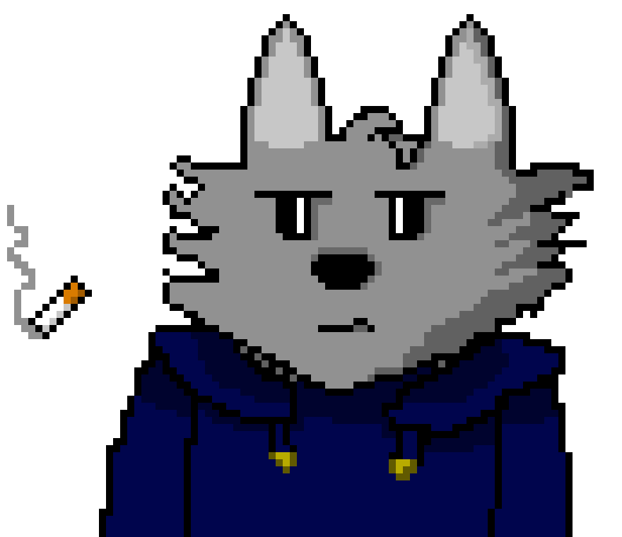 [14e8ec] "Might as well join." -I'd jump towards the Gaster Blaster, climbing onto it's back.-[Kemuri]