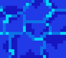 [be0230] water tile onette