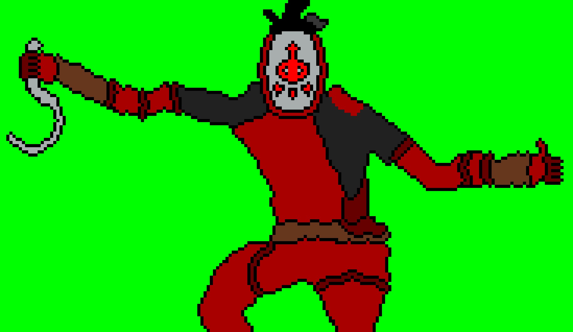 [b5fe66] Who are you, thing with red eyes? Or what are you?