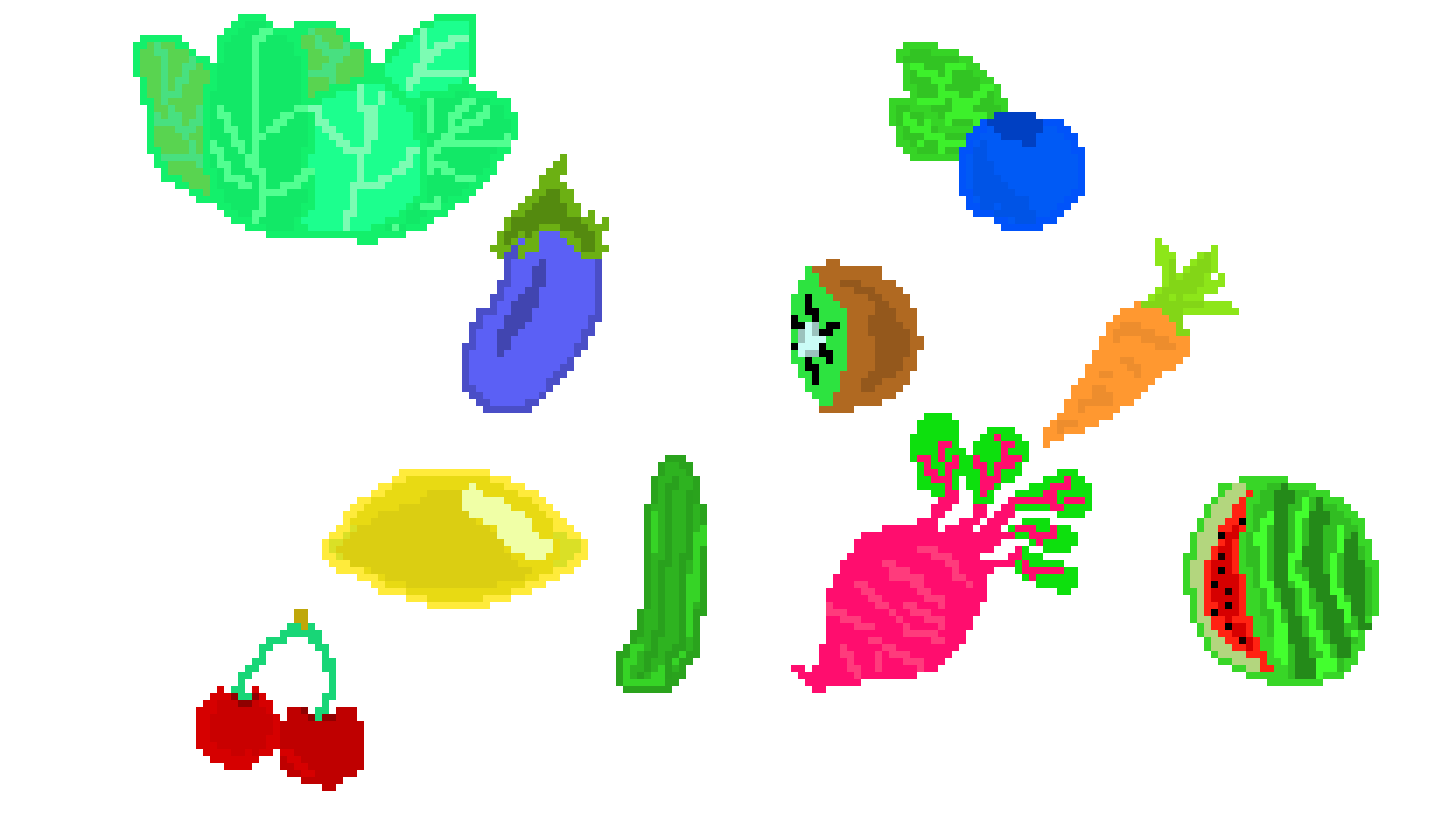 [9664c4] ALL MY FRUITS AND VEGGIES!!!