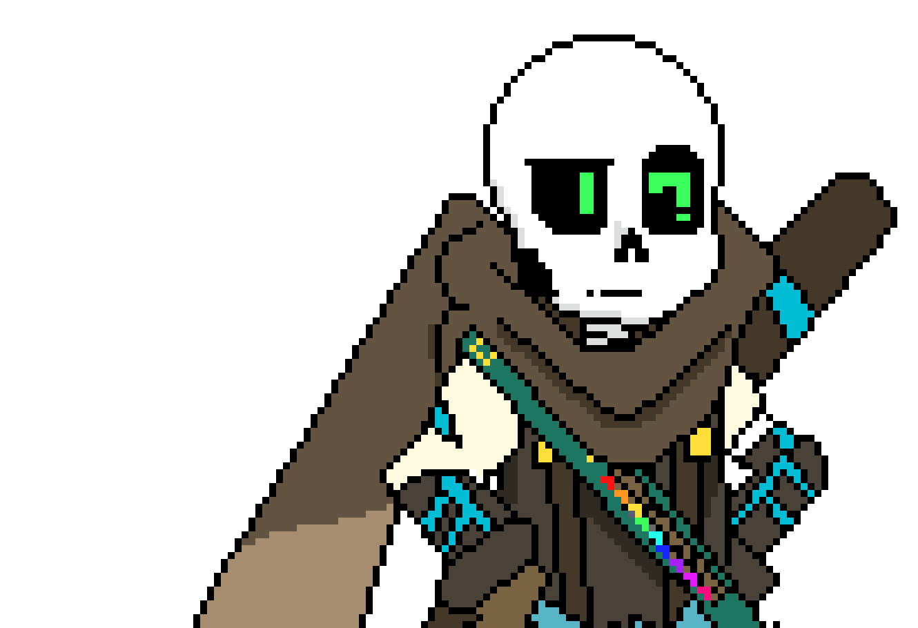 [b9de0d] *looks at the other ink*........... - INK! sans