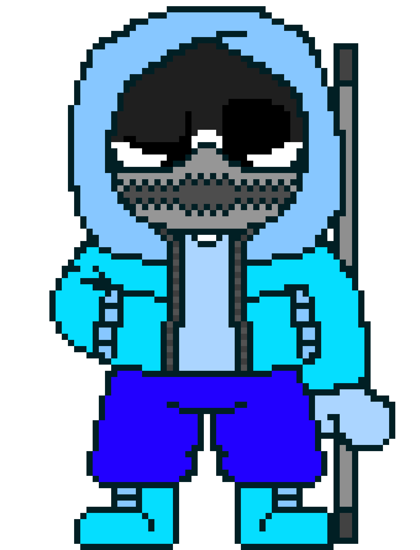 [c88058] Chills Sans Staff Serious 2