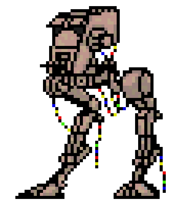 [e36e71] *Added cristmas lights to my AT-ST.* -Pathfinder