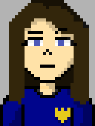 [90896a] *Kayla was surprised by this outburst.* Whoa, what's up with you? *She then looked to the animatronic, and approached it, even climbing onto the stage to get closer.*