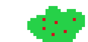 [3f5815] arbusto com umas frutinha pra enfeitar