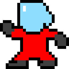 [9664c4] RedAstronautLeftWalking