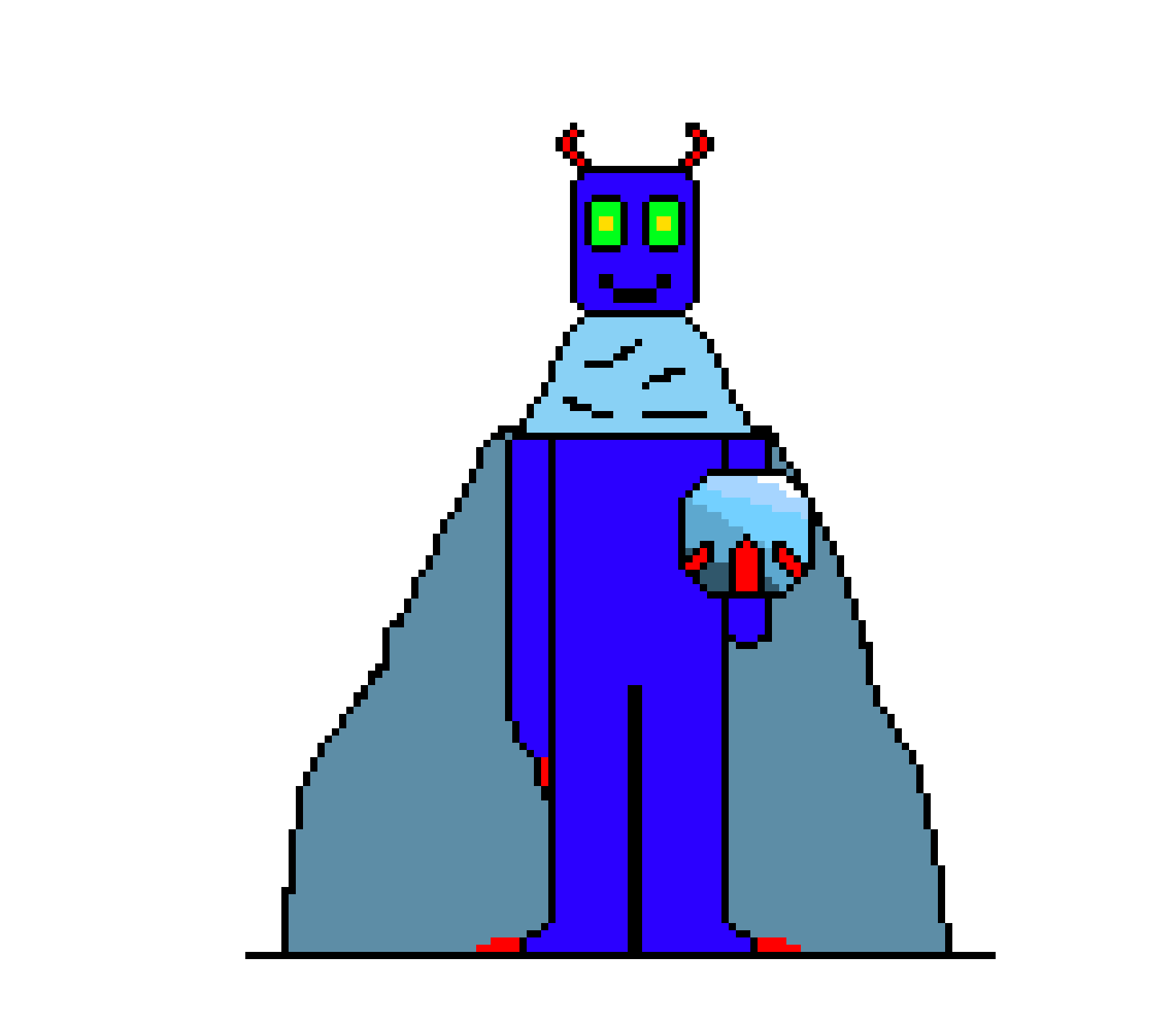 [e83129] voh sol vii con shul bii gha vul (translation:well there not really much to do)-Therthrerin The Crystal Ball Keeper (Deadtale)