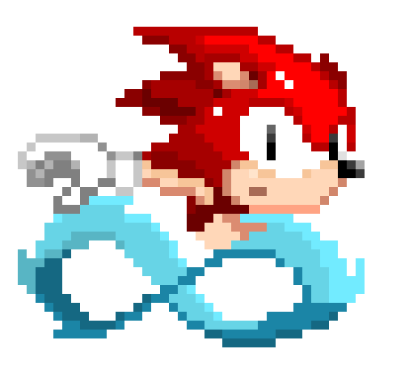 [855695] uhh... ok well im going to find the rest of the chaos emeralds... uh bye! (runs into forest)