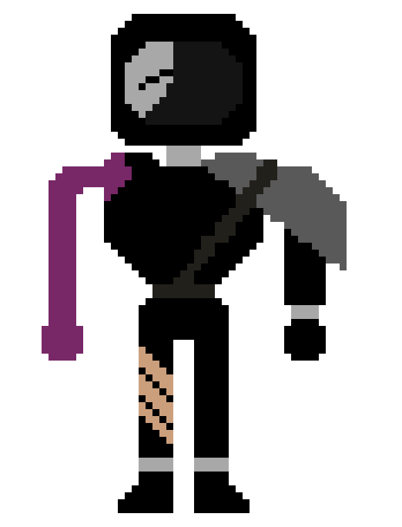 [25d002] *His chest is ripped open and he has a dead flashlight in his hands*