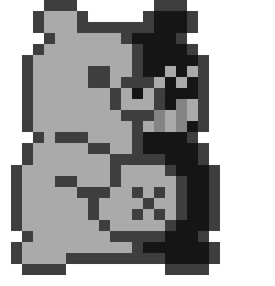 [e530e7] monokuma pixel sprite base