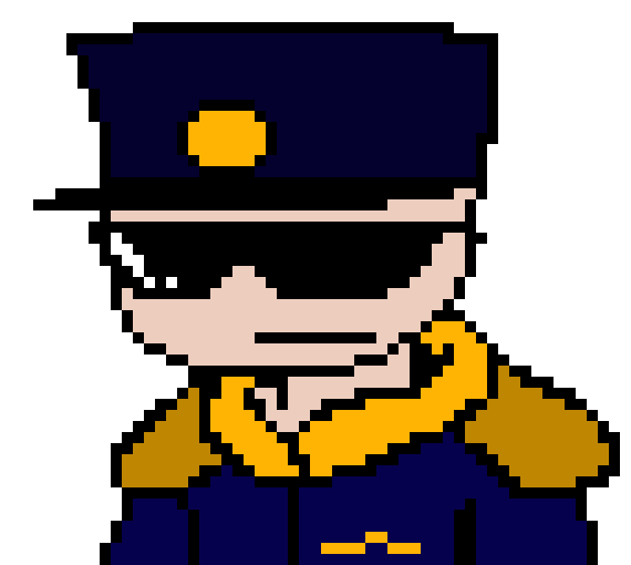 [78a5cd] Tried drawing the hunter. Nope. Too big of a character. -Geekazoid
