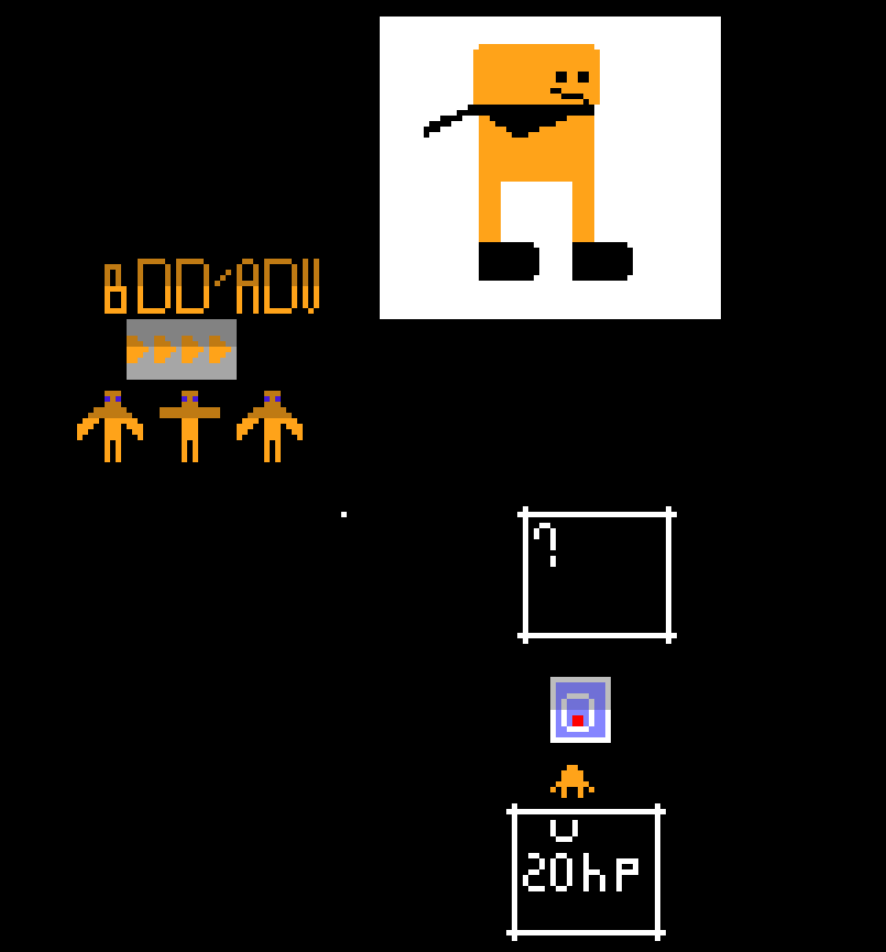 [565a2d] ima work more on my test thig and stuff -BADLY DRAWN DUDE [as overworld sprite in BDD'S adventure]