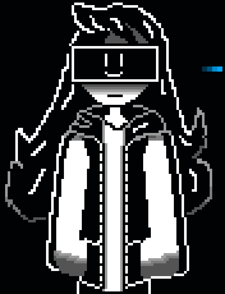 [2fe70b] * a sword that a drew blocks the attack* there you are I've been looking for you