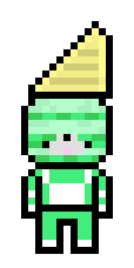 [9664c4] Wolf Cream pixel sprite 