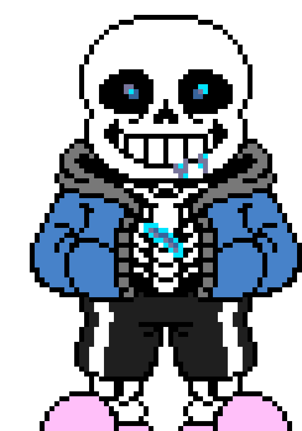 [6527d8] Undertale in blue sans phase 2