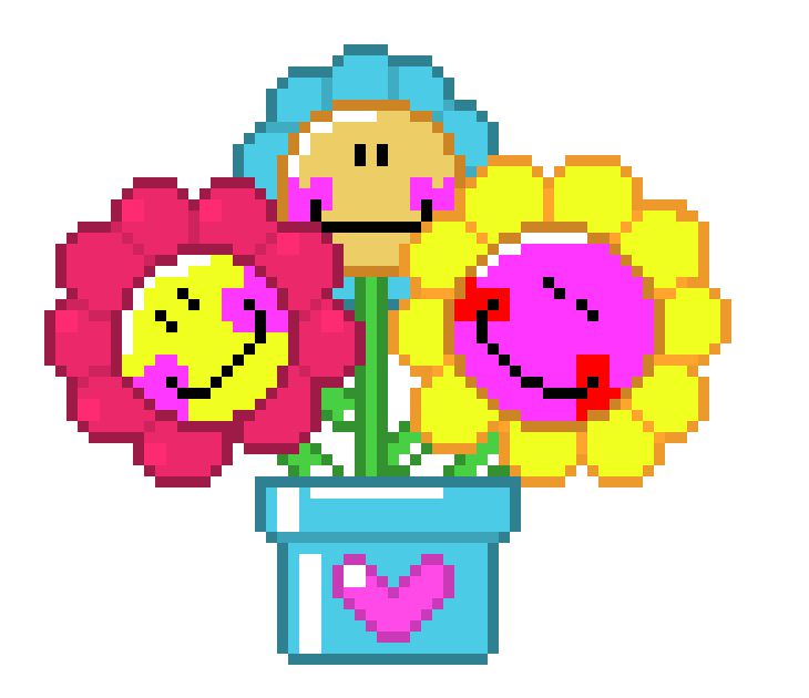 [9664c4] pot of flowers