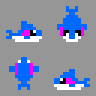 [b00d6d] Raspberry The Dolphin RPG Sprites