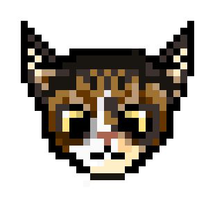 [74c972] Cute cat face