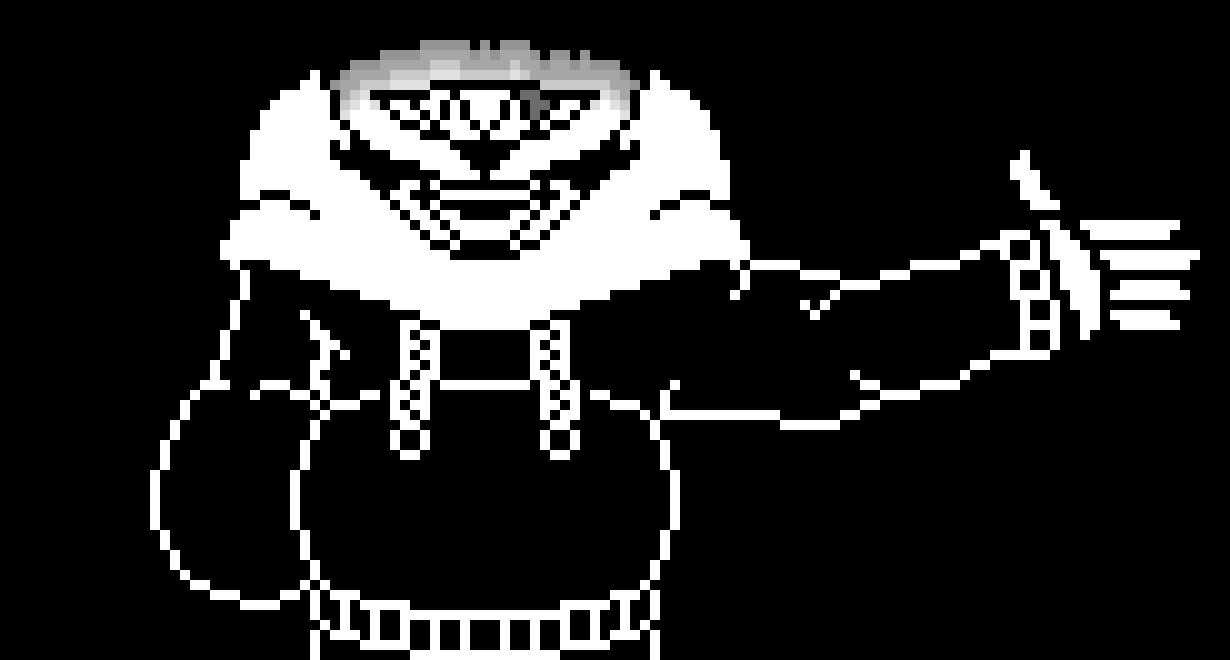 [95be89] EvilWorld Sans; Left, arm shrug | I guess?... I dunno ok?...