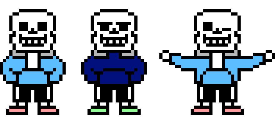 [330928] Custom Sans SwapSwap Sans and Shrugging Sans Sprites