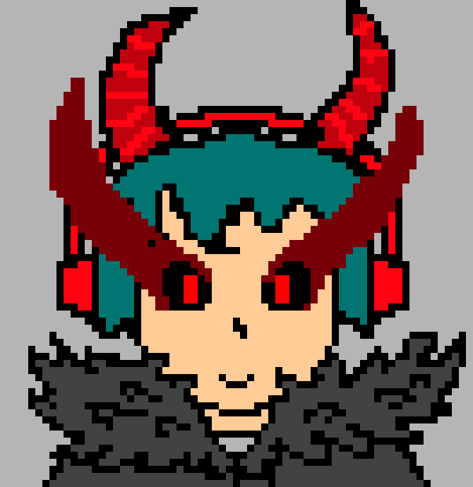 [3a33bd] (turns to full demon and sees glitch) hello friend(then flies right at her) wanna play a game it's called who can survive the longest(grabs Glitch and teleports her to the underworld)-Baron