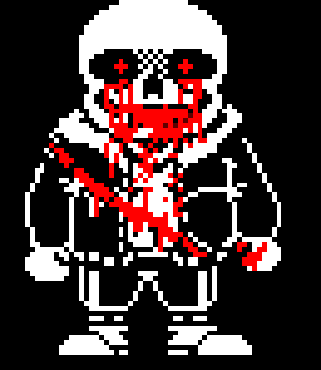 [d90d0f]  last breath Sans phase 2 Sprite (my take)