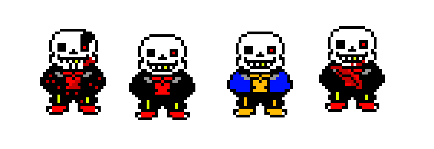 [9664c4] underfell, outerfell, horrorfell, genocide path sans prites. 