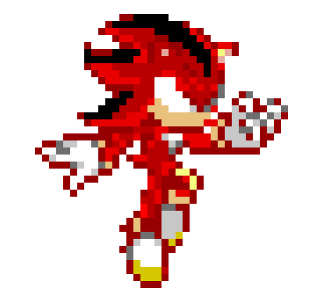 [88382a] Super Darksteel the Hedgehog