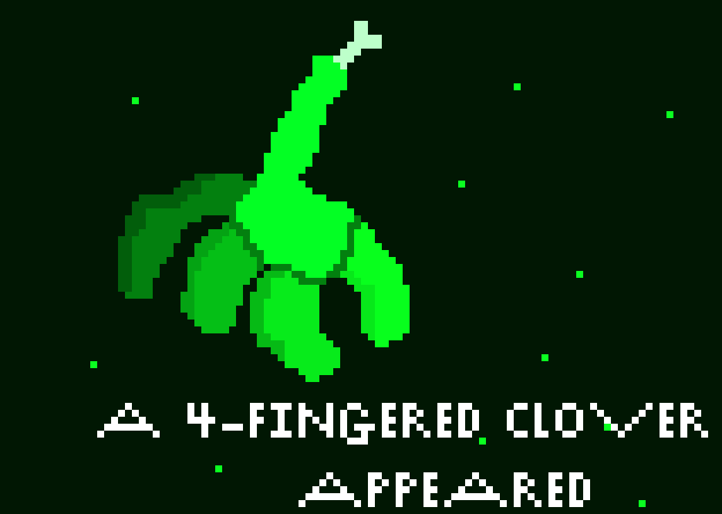 [9664c4] Monsterous encounters #  6- 4-fingered clover