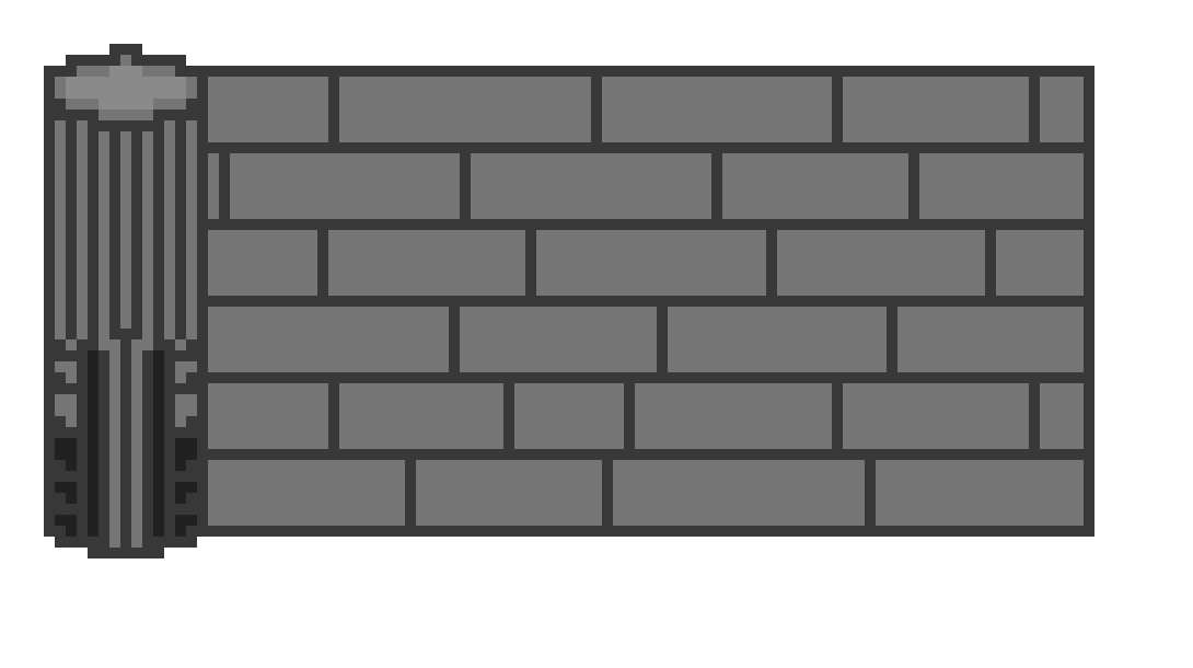 [9664c4] Pillar and wall